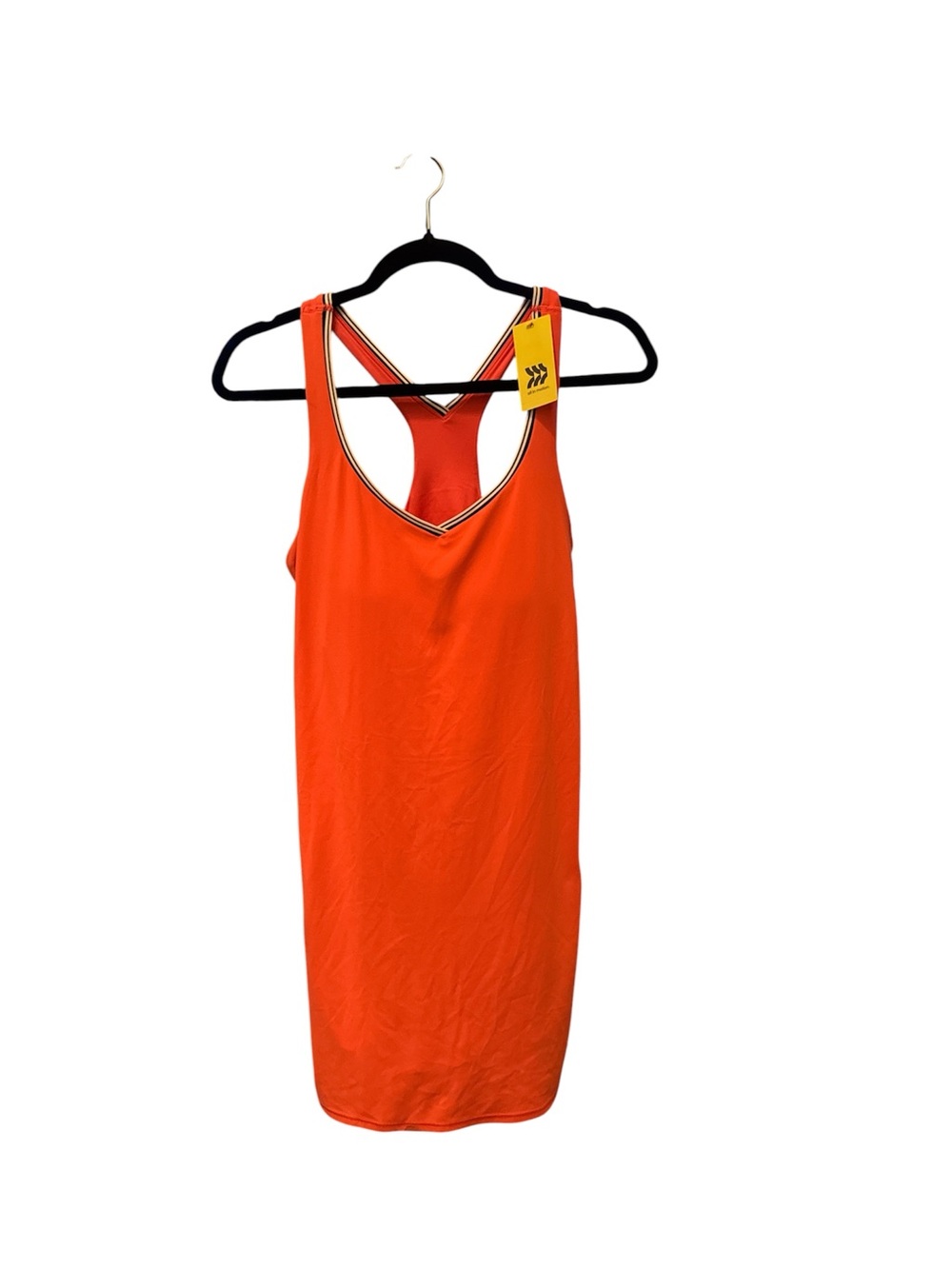 All in Motion Racerback Active Mini Dress with Striped Trim size Med